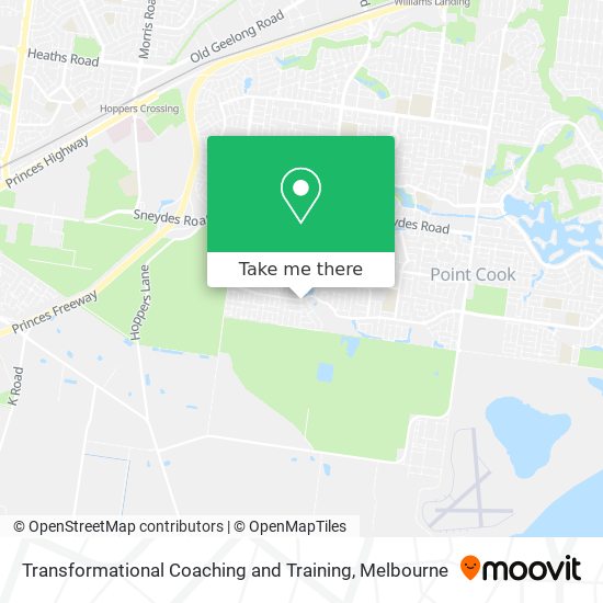 Transformational Coaching and Training map