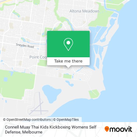 Connell Muay Thai Kids Kickboxing Womens Self Defense map