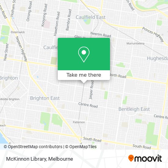 Mapa McKinnon Library