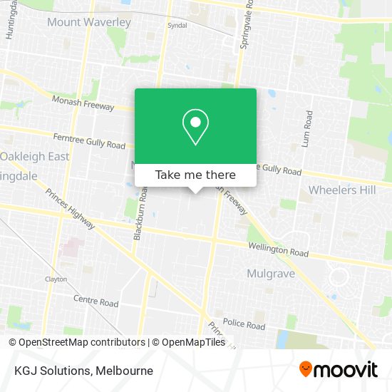 KGJ Solutions map