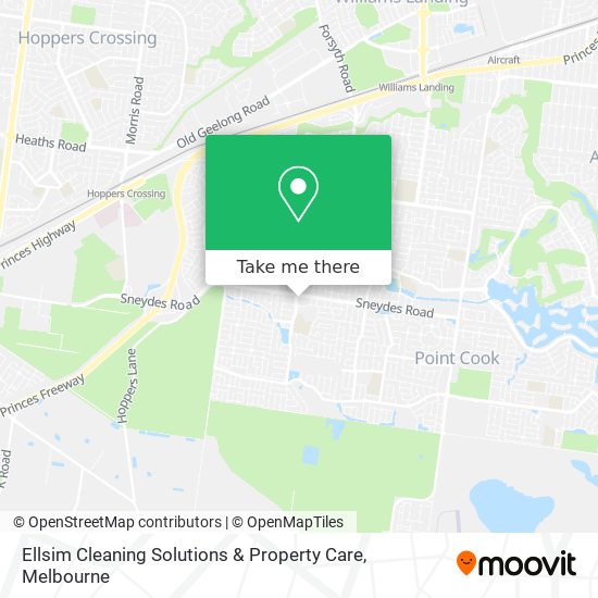 Ellsim Cleaning Solutions & Property Care map