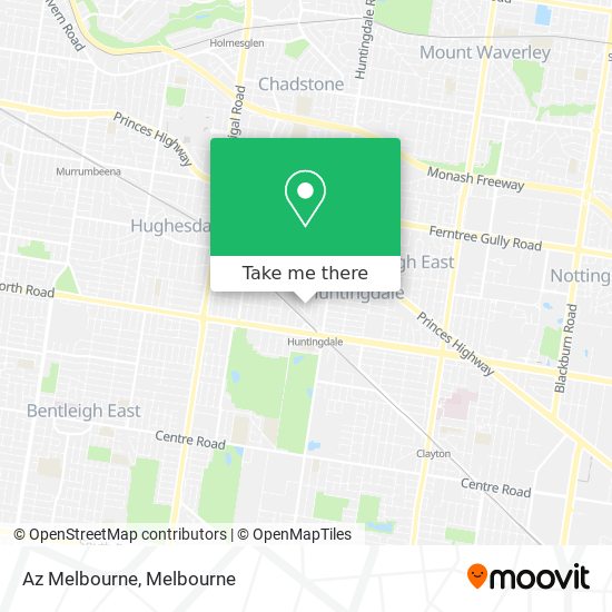 Az Melbourne map