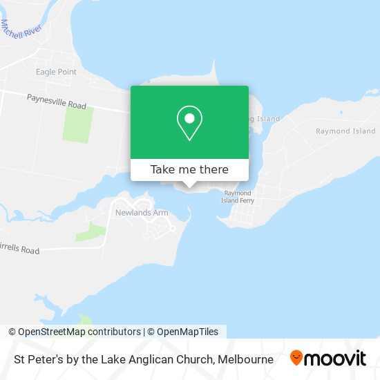 Mapa St Peter's by the Lake Anglican Church