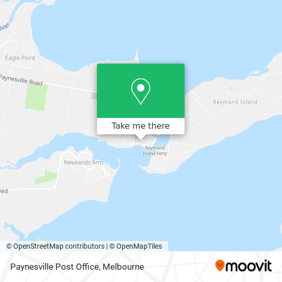 Mapa Paynesville Post Office