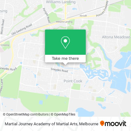 Martial Journey Academy of Martial Arts map