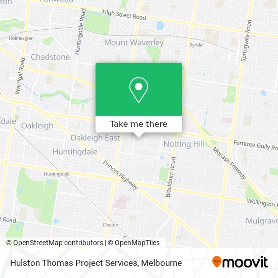 Hulston Thomas Project Services map