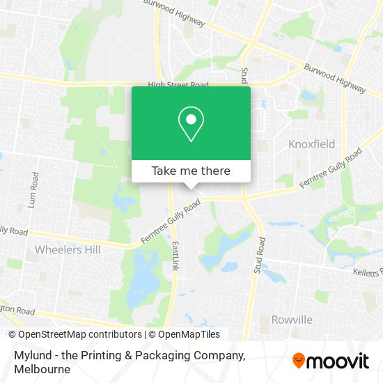 Mylund - the Printing & Packaging Company map