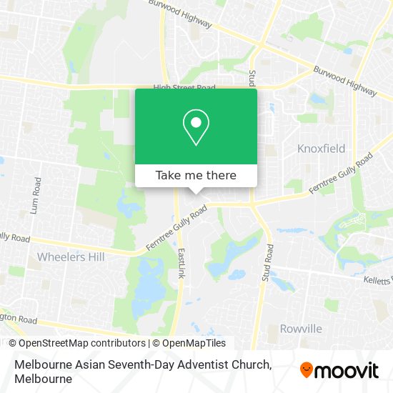 Melbourne Asian Seventh-Day Adventist Church map