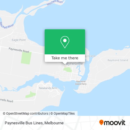 Paynesville Bus Lines map