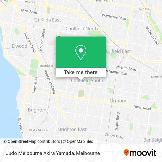 Judo Melbourne Akira Yamada map