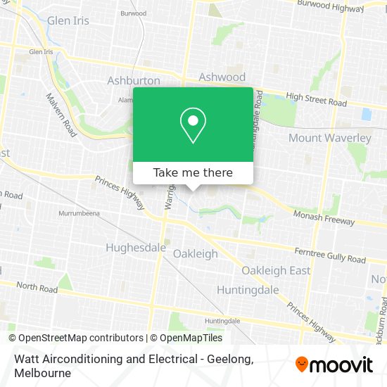 Watt Airconditioning and Electrical - Geelong map