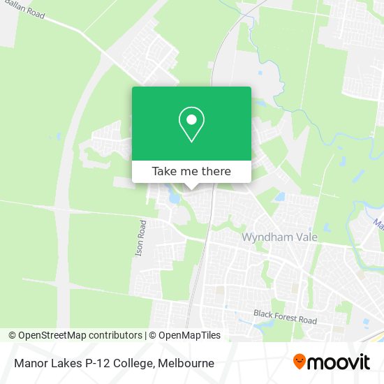 Manor Lakes P-12 College map