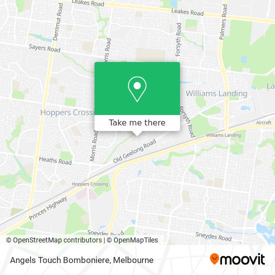 Angels Touch Bomboniere map