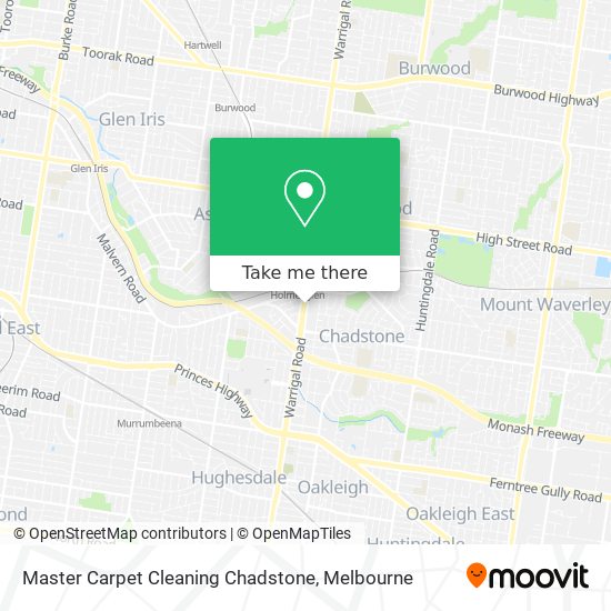 Master Carpet Cleaning Chadstone map