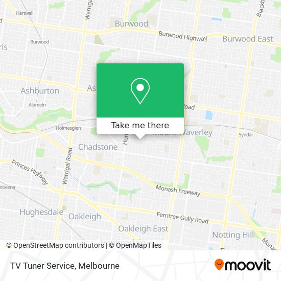 TV Tuner Service map