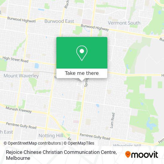 Rejoice Chinese Christian Communication Centre map