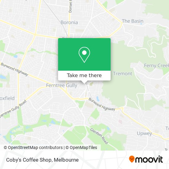 Coby's Coffee Shop map