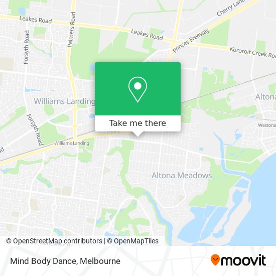 Mind Body Dance map
