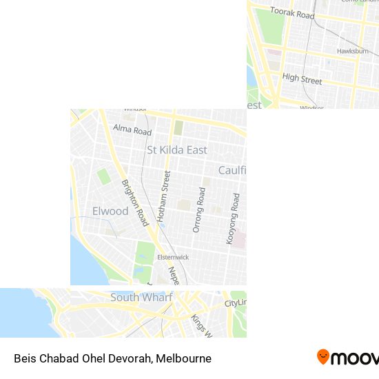Beis Chabad Ohel Devorah map