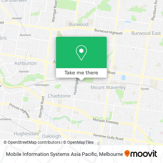 Mobile Information Systems Asia Pacific map