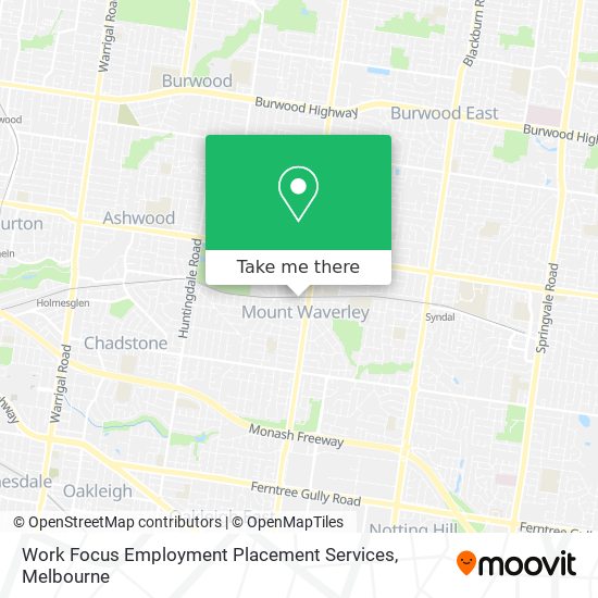 Work Focus Employment Placement Services map