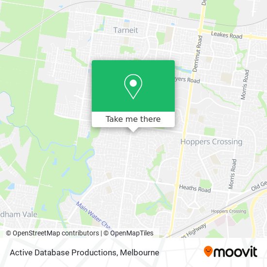 Active Database Productions map