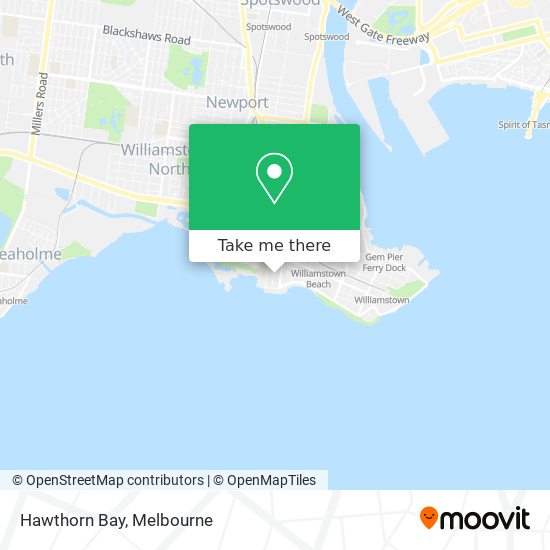 Hawthorn Bay map