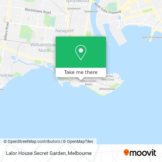 Lalor House Secret Garden map
