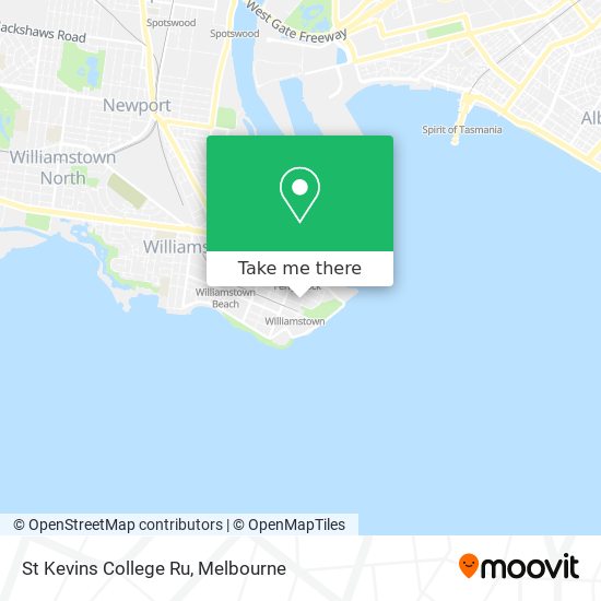St Kevins College Ru map