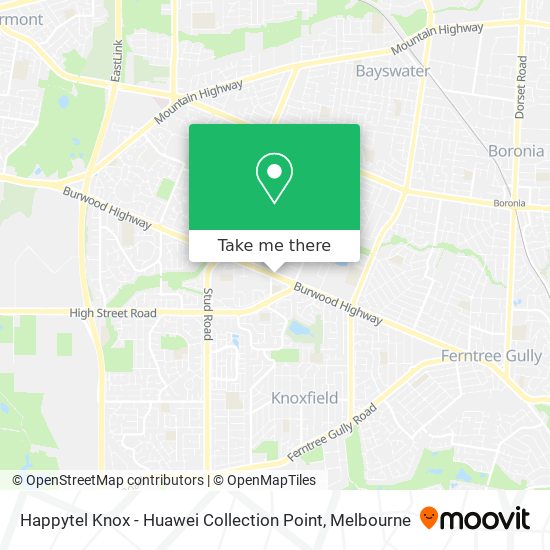 Happytel Knox - Huawei Collection Point map