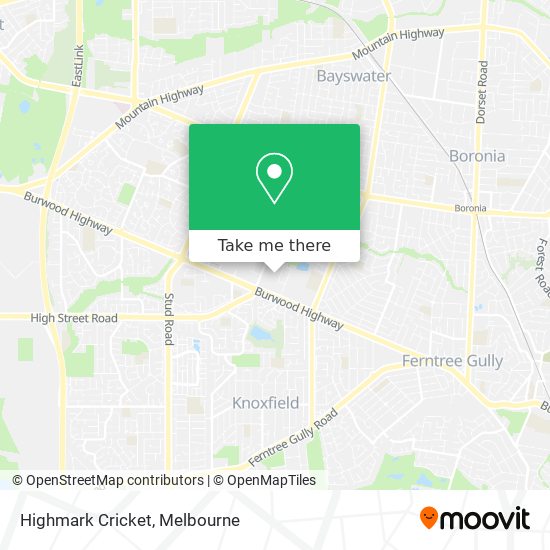 Highmark Cricket map