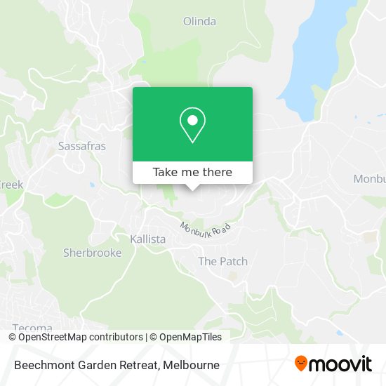 Beechmont Garden Retreat map
