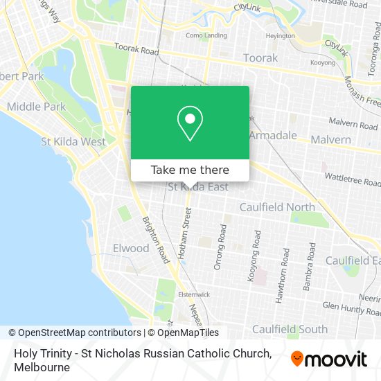 Holy Trinity - St Nicholas Russian Catholic Church map