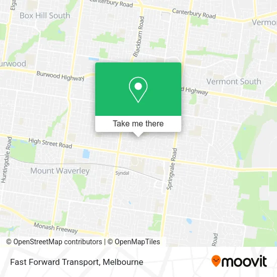 Fast Forward Transport map