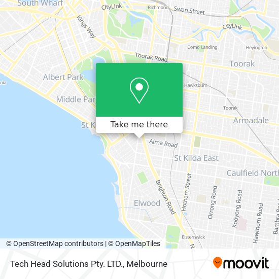 Tech Head Solutions Pty. LTD. map