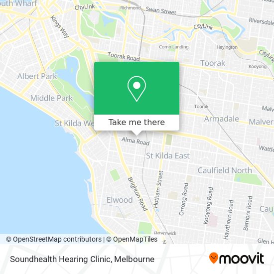 Mapa Soundhealth Hearing Clinic