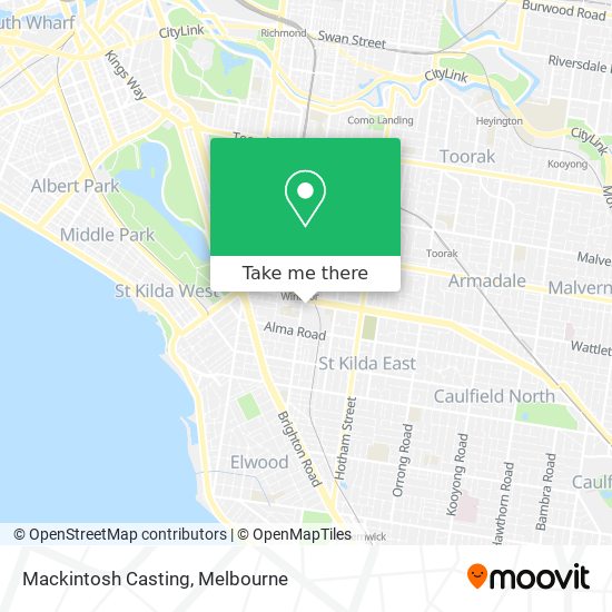 Mackintosh Casting map