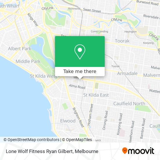 Lone Wolf Fitness Ryan Gilbert map