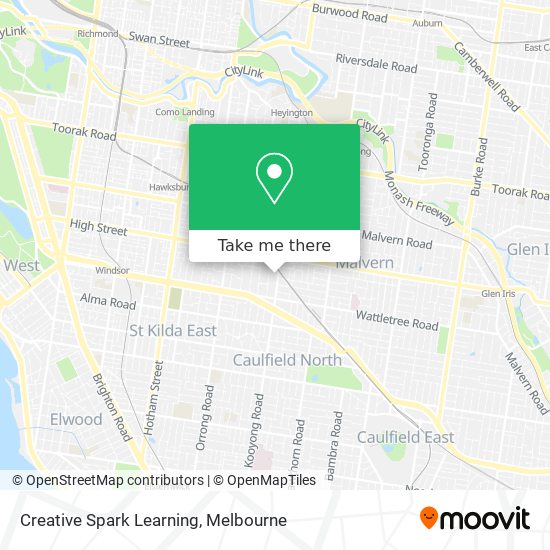 Creative Spark Learning map