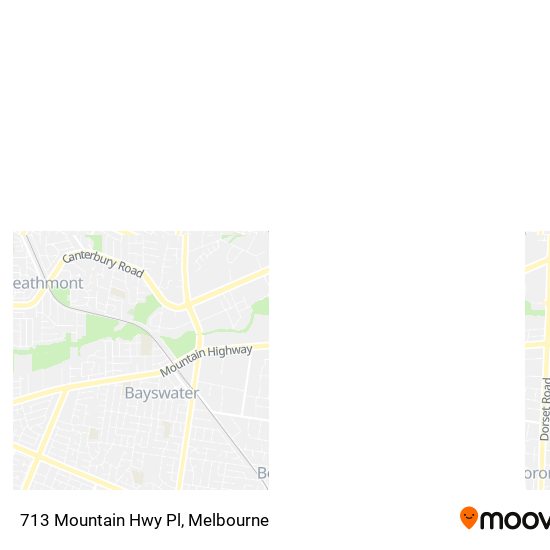 713 Mountain Hwy Pl map