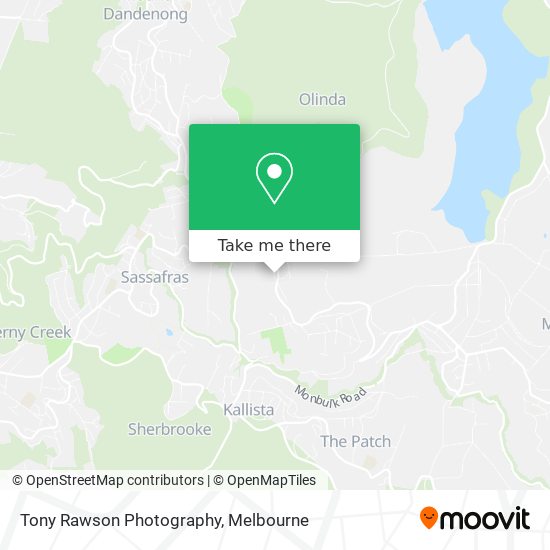 Tony Rawson Photography map