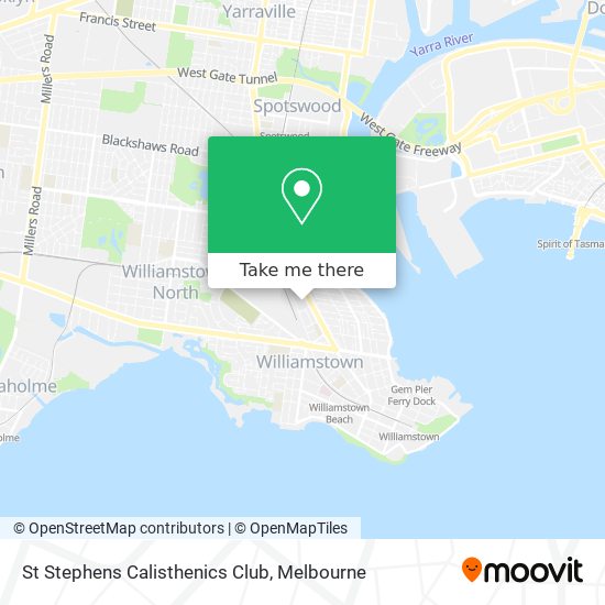 St Stephens Calisthenics Club map