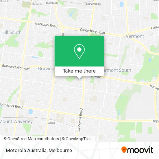 Motorola Australia map