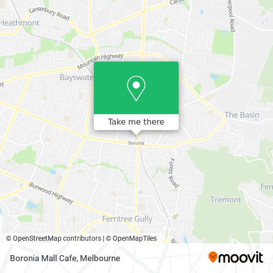 Boronia Mall Cafe map