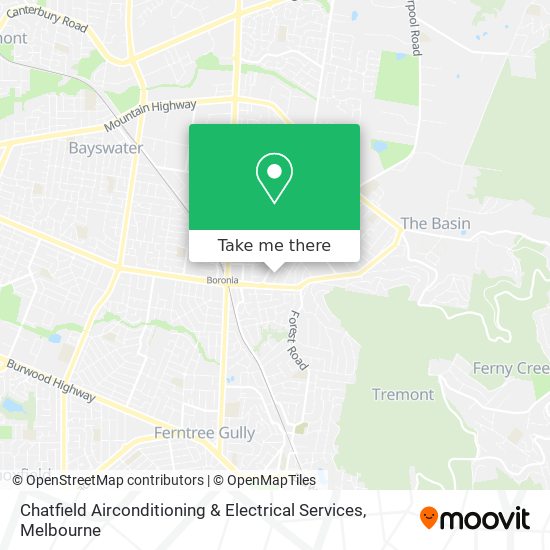 Chatfield Airconditioning & Electrical Services map