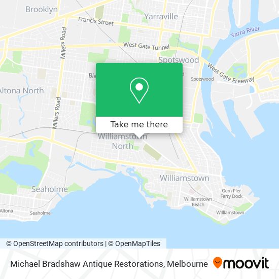 Michael Bradshaw Antique Restorations map
