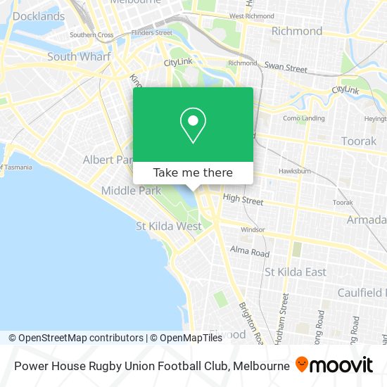 Power House Rugby Union Football Club map