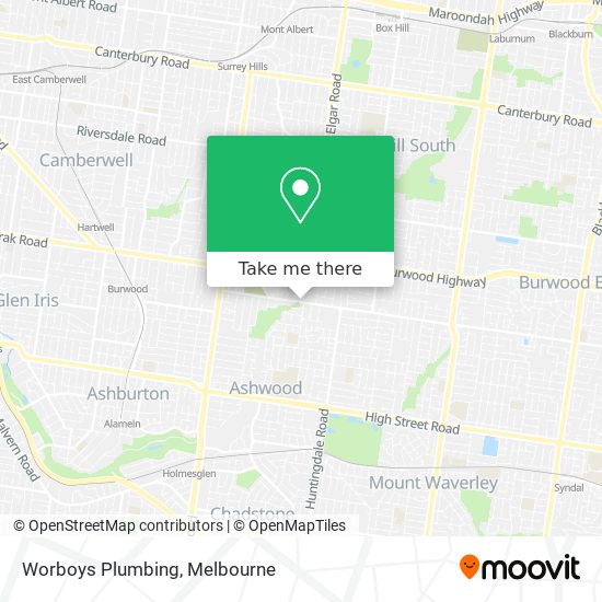 Worboys Plumbing map