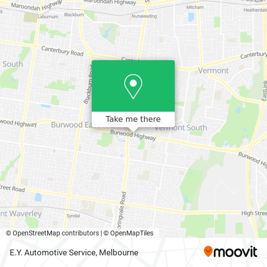 E.Y. Automotive Service map