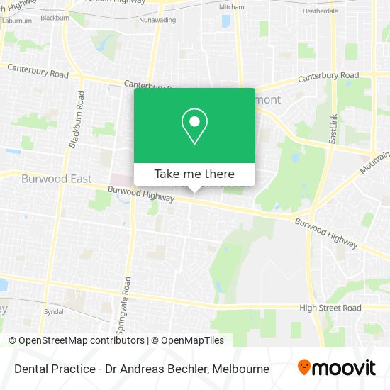 Dental Practice - Dr Andreas Bechler map